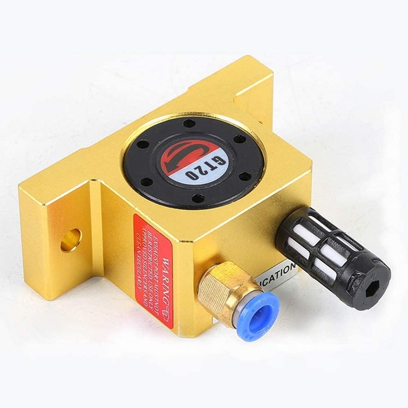 AFUXING G 1/4" Pneumatic Turbine Vibrators, Silent Golden Industrial Vibrator for hopper Golden GT-20 Free Muffler - Image 2